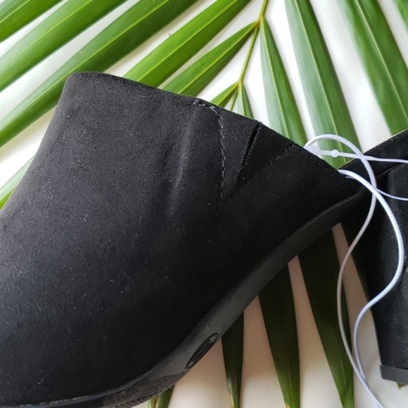 Women's Block Heel Mules-black - Picture 3 of 7